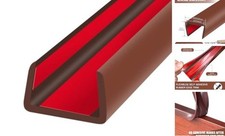Rubber Edge Trim, Flexible Edge Banding, 3/4" 19mm U Channel Furniture Edge
