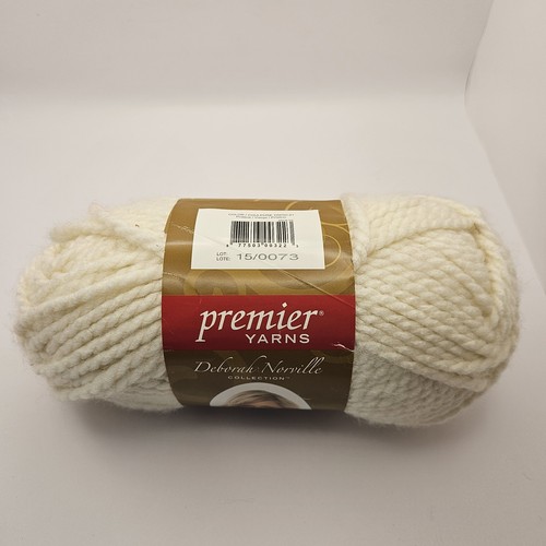 Premier Serenity filato per maglieria grosso - immacolato (bianco/avorio) 3,5 oz nuovo - Foto 2 di 4