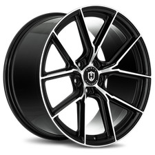 20x8.510 Curva Cff70 Black Machined 5x114.3 Staggered Set Of 4 20x8.510 Curva Cff70 Black Machined 5x114.3 Staggered Set Of 4