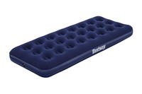 Bestway Single Flocked Airbed for Camping Inflatable Camping Air Mattress