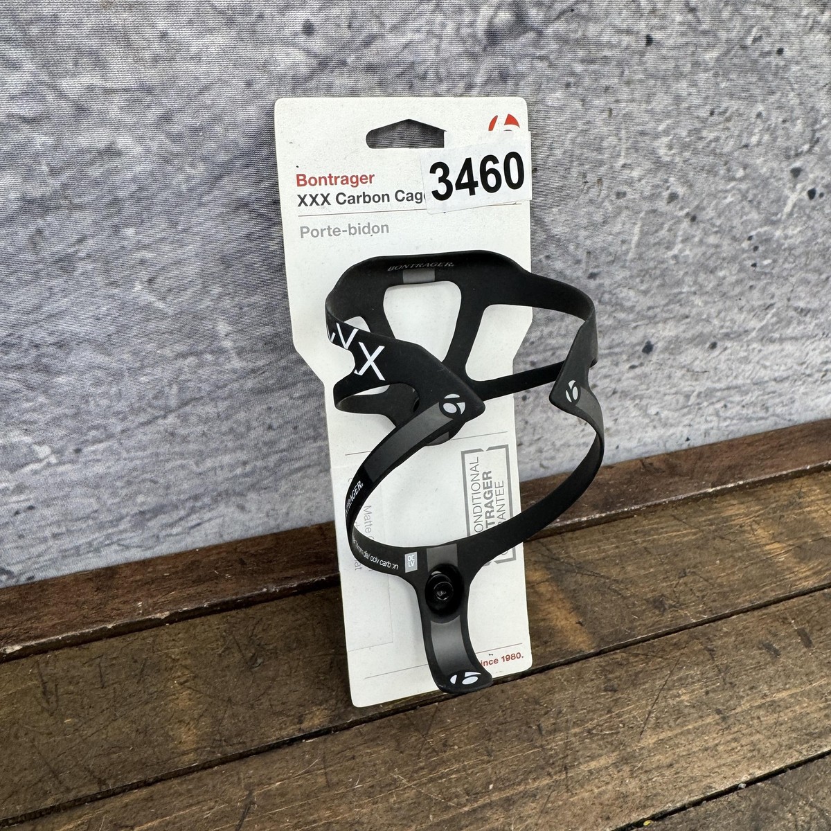 Bontrager XXX Carbon Water Bottle Cage Black 35g Lightweight