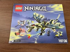 LEGO NINJAGO Attack of the Morro Dragon 70736 In 2015 Used Comp W/Manual