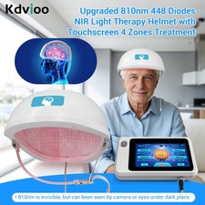 New Upgrade 810nm NIR Brain Stimulation Device Helmet 448 Diodes for Depression
