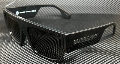 BURBERRY BE4397U 300187 Black Dark Grey Men's 58 mm Sunglasses