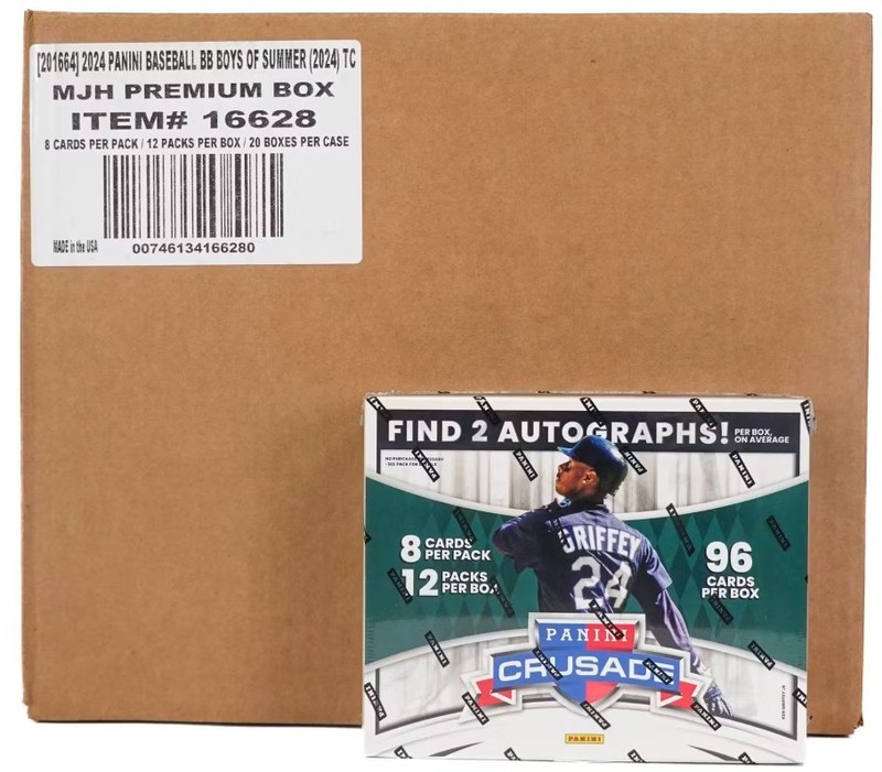 2024 PANINI CRUSADE BASEBALL FACTORY SEALED 20 PREMIUM BOX CASE (1) A Q1300