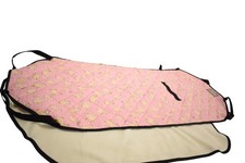 Tot Cot Toddler Nap Mat 24-36 Months Pink Llama Fleece Girls Roll-Up Daycare