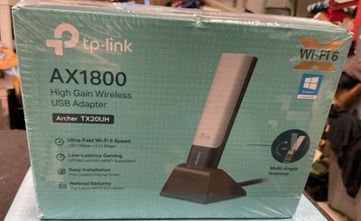 TP-Link Archer TX20UH AX1800 High Gain Wireless USB WiFi 6 Adapter New SEALED