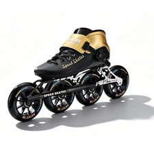 Inline Speed Skates for Men Women,Professional Carbon Fibre Roller Skates Bla...