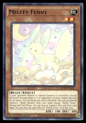 Melffy Fenny ROTD-EN017 Rise of the Duelist 1st Edition - Afbeelding 1 van 2