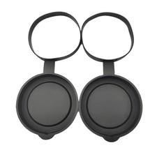 2 Pieces Binoculars Protective Rubber Objective Lens Cap Binocular Best9783