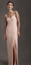 NWOT BHLDN Antonia Georgette Dress in blush pink Size 14 