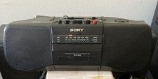 Sony CFS-B15 AM FM Radio Cassette Recorder Player Portable Boombox, As Is Read