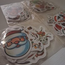 10ct Christmas Character Stickers Decals