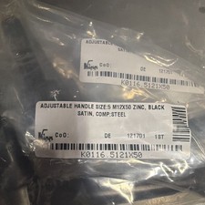 KIPP K0116.5121X50 Manico Regolabile,M12,Zinco 3GGU1