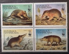 Dominikanische Republik 1994 Schlitzrüssler WWF ZD Mi 1698/01** (543)