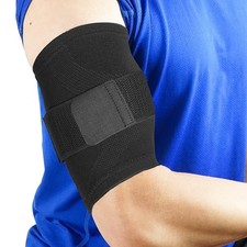Luwint Kids Youth Compression Upper Arm Sleeves &ndash; Bicep Tendon X-Small, Black