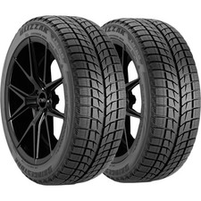 Qty 2 20545r17 Bridgestone Blizzak Lm-60 84h Sl Black Wall Tires