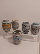 Art, Antiquités, Objets du XXe récents, Pots de Pharmacie en