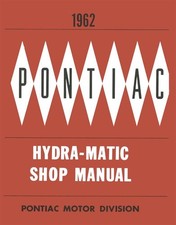 1962 Pontiac Hydramatic Transmission Factory Shop Service Manual