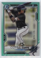 2021 Bowman Chrome Prospects Aqua Refractor 29/125 Yiddi Cappe #BCP-199 0r5l