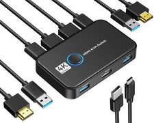 Giimake KVM Switch HDMI for 2 Computers Shari...