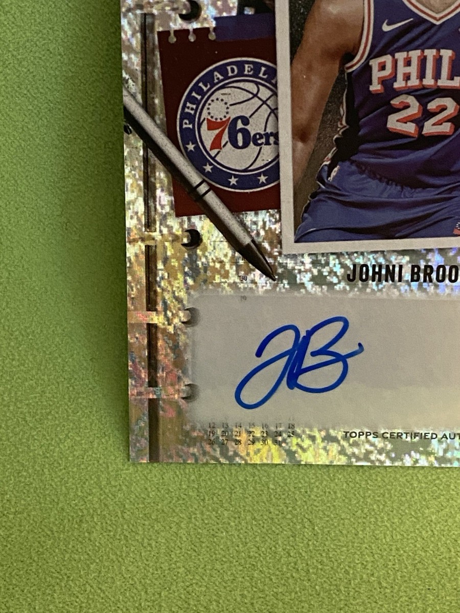 2025-26 Topps Basketball New Applicant Holo Foil Autograph Johni