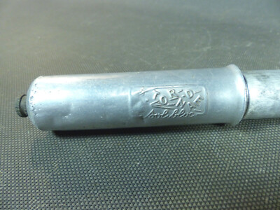 Ancienne pompe vélo aluminium TORNADE SOLIBLOC bleu blanc ro 39
