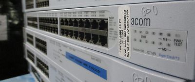 3com 3C17204 48x RJ45 10/100Mbps SuperStack 3 Switch 4400 + 3C17222 ...