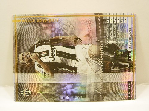 Panini WCCF 2016-17 BUN Leonardo Bonucci 1987 Italy No.19 Juventus FC Best Unit - Picture 2 of 6