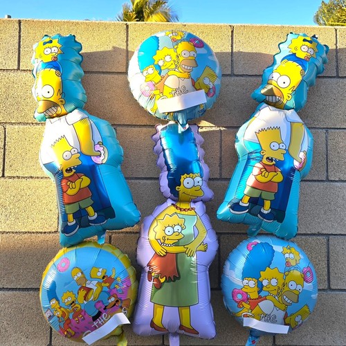 Simpson donut balloon latex birthday party supplies favor centerpiece decoration - Picture 16 of 29