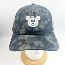 NWT Disney Parks Mickey Jack-o'-Lantern Glow-in-Dark Baseball Cap Adult Gray