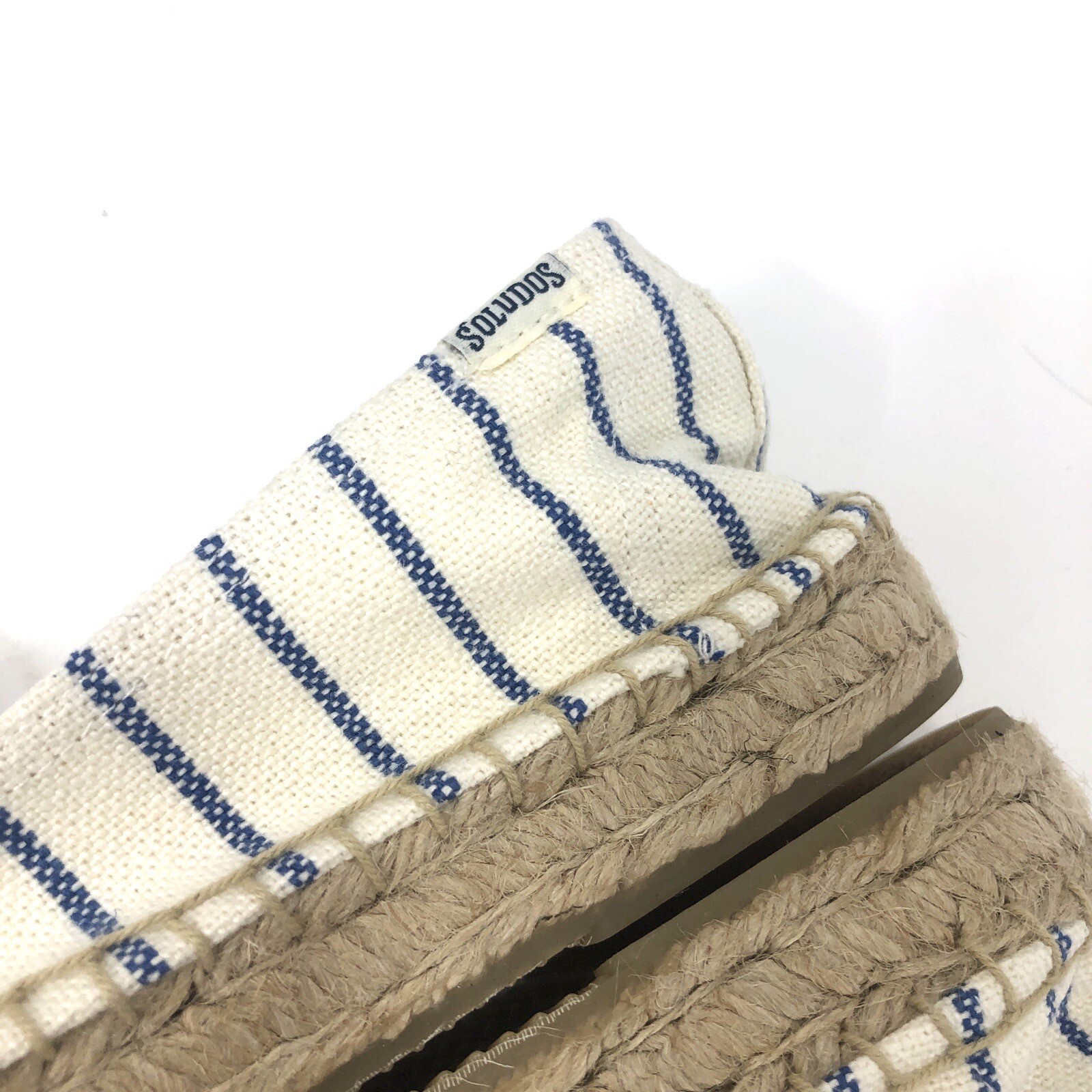 Soludos Strawberry Stripes Platform Espadrille Sl… - image 7