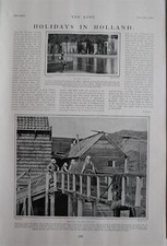 1904 Imprimé Vacances En Holland de Transport The Remorque à Foin Marken