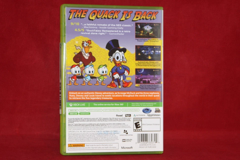 DuckTales: Remastered (Microsoft Xbox 360, 2013) Game - Image 2 of 4