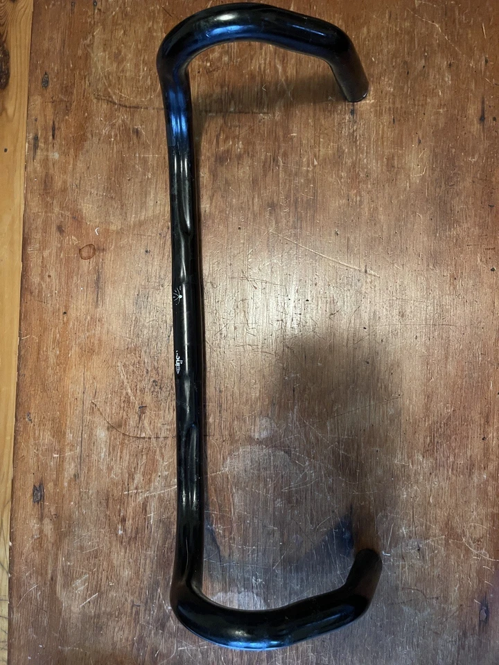 Cinelli Nerve bicicleta de carretera barra de caída manillar 26,0 mm 42 cm negro Foto 4 de 4