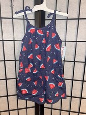 Girls Navy Watermelon Romper - Super Cute - New