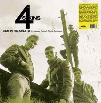 FOUR SKINS: RIOT IN THE GHETTO: UNRELEASED RADIO & STUDIO vinyl lp