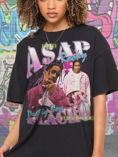 Asap Rocky Vintage 90s Rap Tees, Hip 