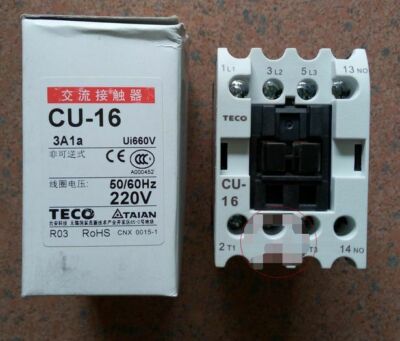 1PC Contactor  CU-16 CU 16 220VAC   