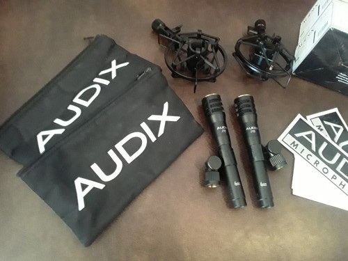 Passendes Paar Audix Kondensatormikrofone im Paket mit *Stoßdämpferhalterungen* + weitere Extras - Bild 3 von 9