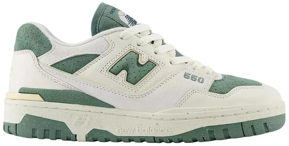 New Balance 550 Sea Salt Dark Juniper W