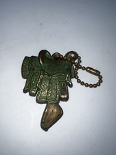 Vintage Lido Rodeo Cowboy Horse Saddle Made in USA Key Chain
