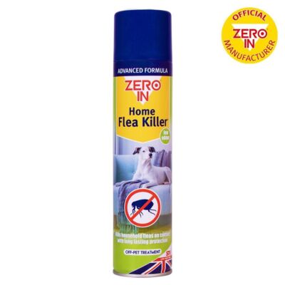 Zero In Home Flea Killer Aerosol Spray 300ml Pest Control UK