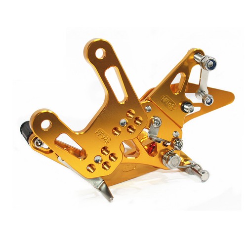 MAD-MOTO Quick Shift Rearset Foot Pegs Foot Pedals For KAWASAKI ZX10R 2016-2020 - Picture 10 of 10
