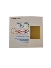 Memorex 10 pack Rainbow Color Variety Mini DVD Cases New  Sealed F34