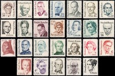 #1844-69 Great Americans complete set of 26 stamps Mint NH OG