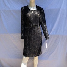 jessica howard 2 Piece Mother Of The Bride Lace black dress