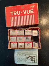 VTG TRU-VUE RARE Western USA National Parks-11 FILM STRIPS w Instruc . sheet