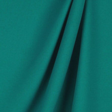 TEAL GREEN SOLID COTTON POLYESTER BLEND FABRIC BY THE YARD