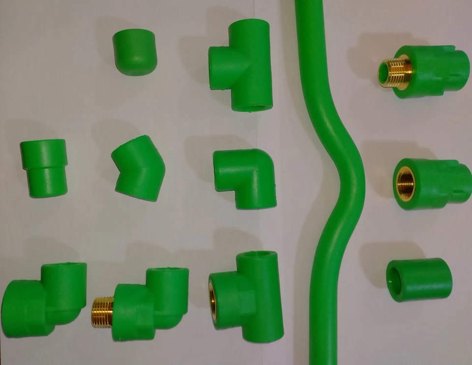 TUBO RACCORDI PPR VERDE A SALDARE Ø 20 e 25 IMPIANTI IDRAULICI ACQUA POTABILE - Immagine 4 di 4